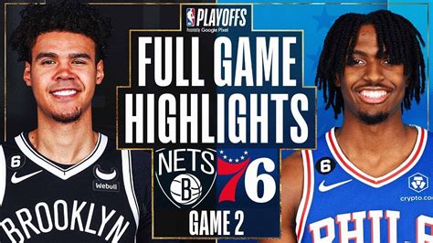 76ers vs nets game 2